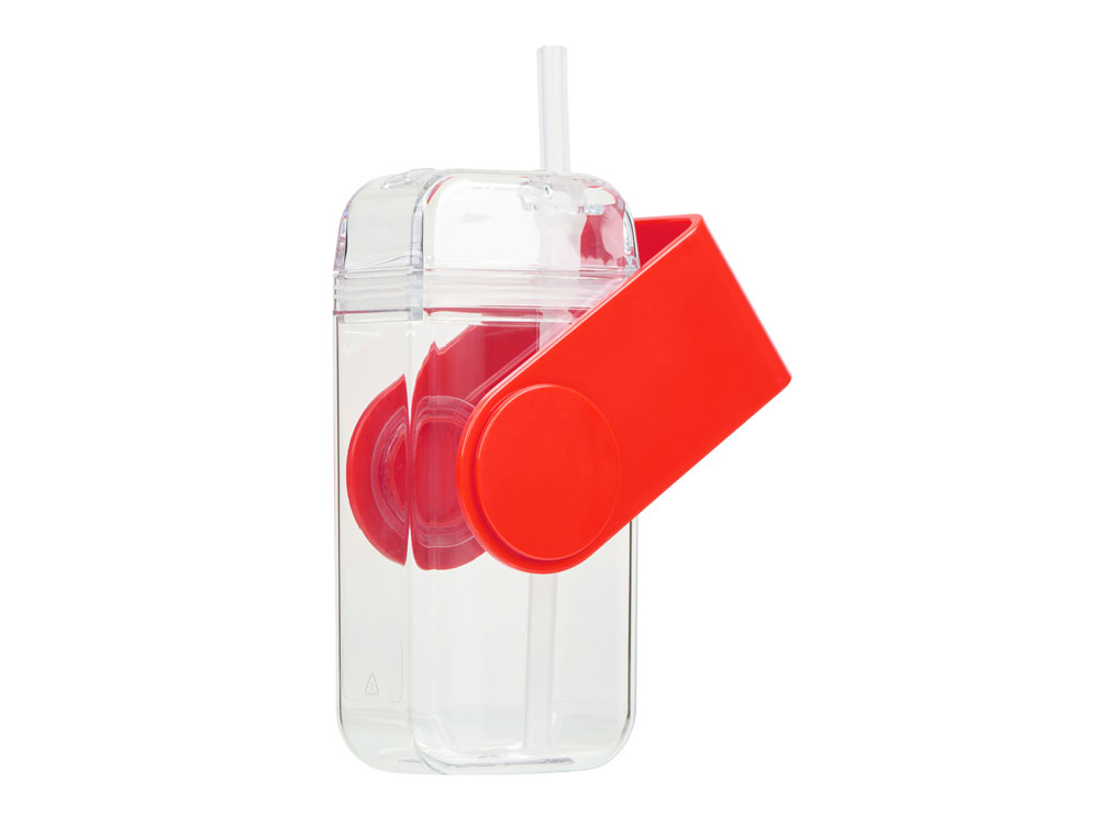 Бутылка для воды JUICY DRINK BOX, красный-1