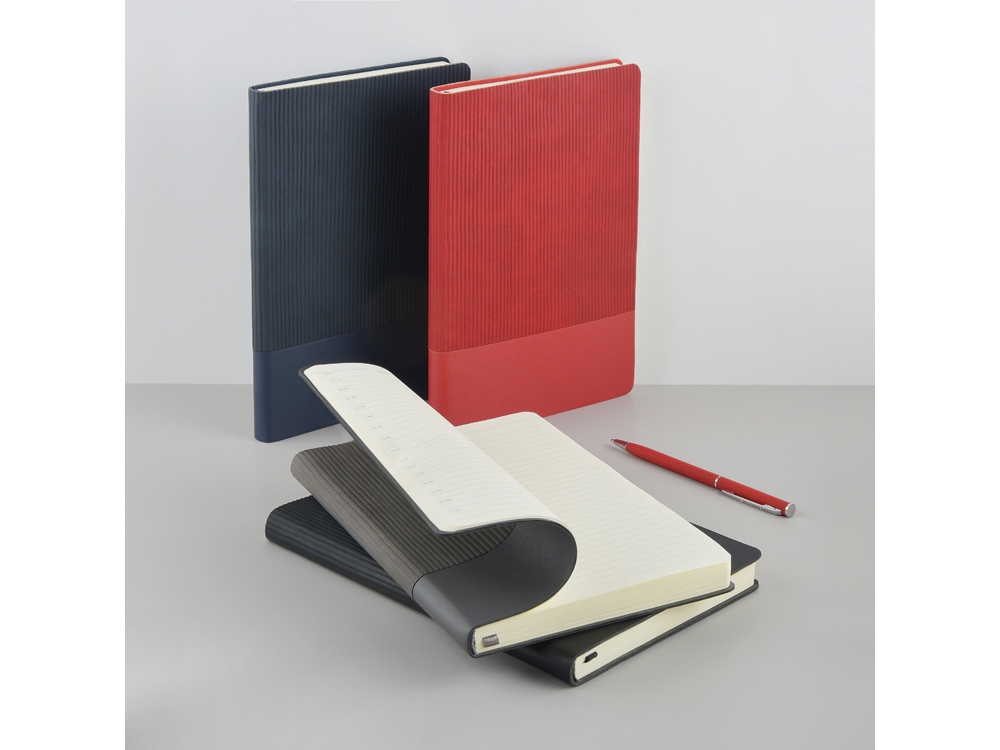 Ежедневник недатированный А5 Soho, синий-10