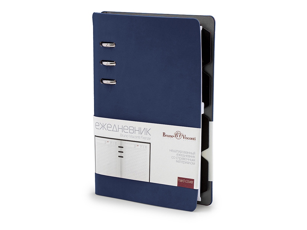 Ежедневник недатированный А5 Firenze, синий-0