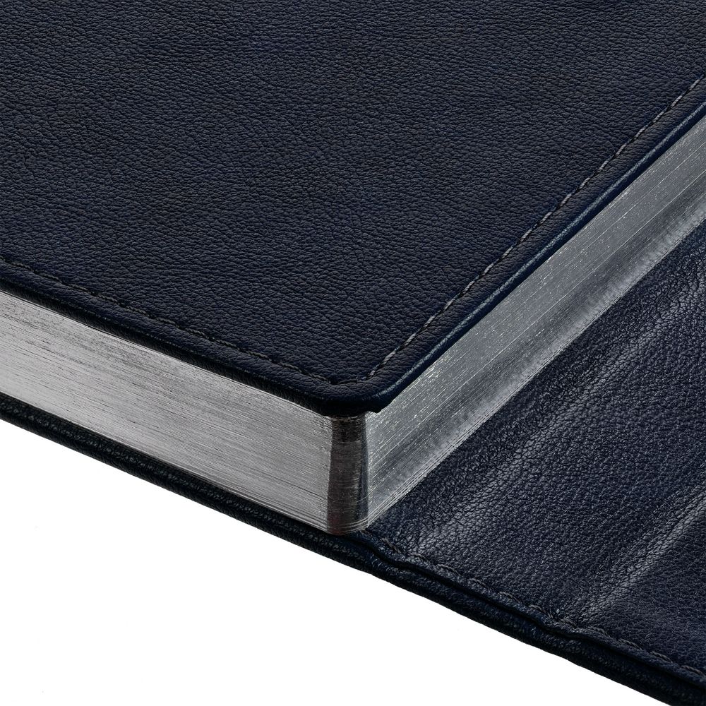 Ежедневник Flap на заказ, недатированный, синий-5