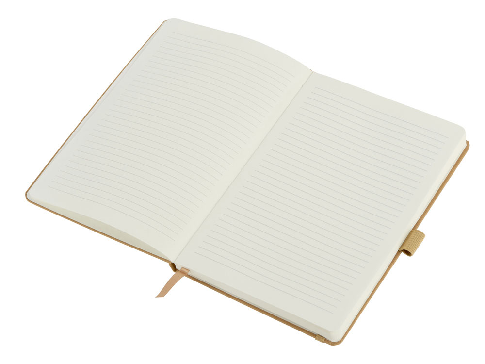 Блокнот Sevilia Hard, твердая обложка из крафта A5, 80 листов, крафтовый/бежевый-3