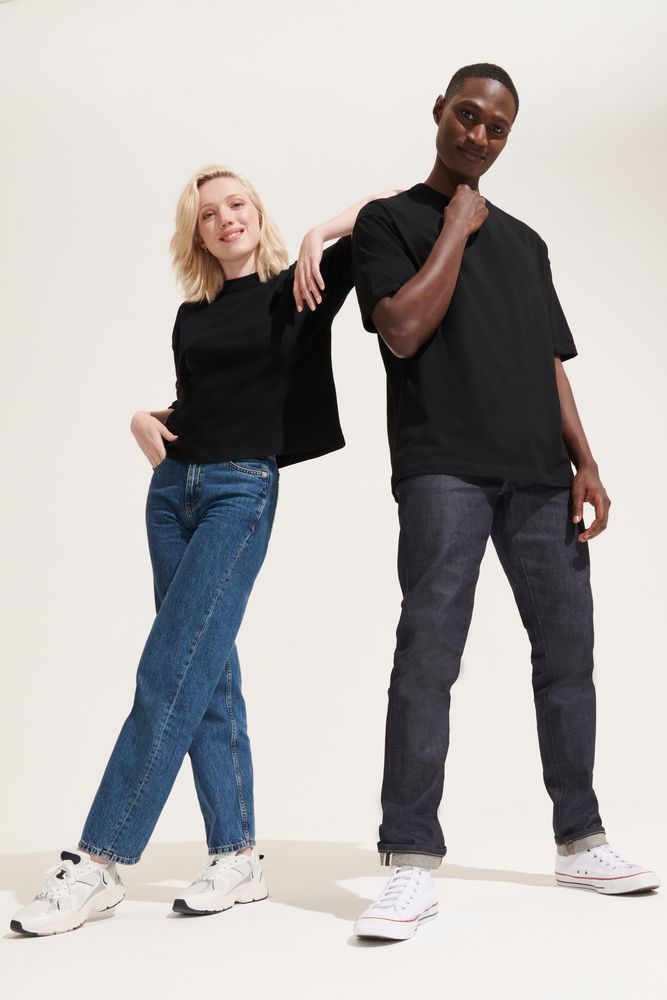 Футболка оверсайз женская Boxy Women, черная-4