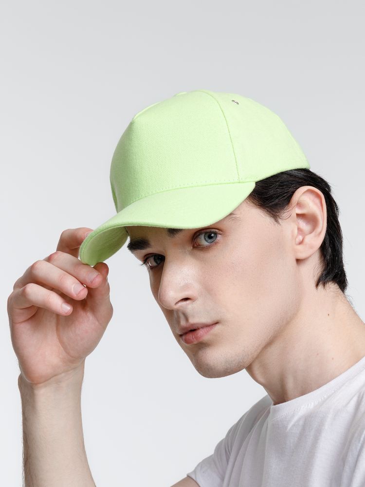 Бейсболка Standard, светло-зеленая-2