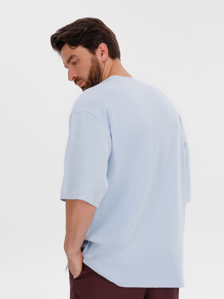 Джемпер с коротким рукавом Siluetti Volumica, светло-голубой-4