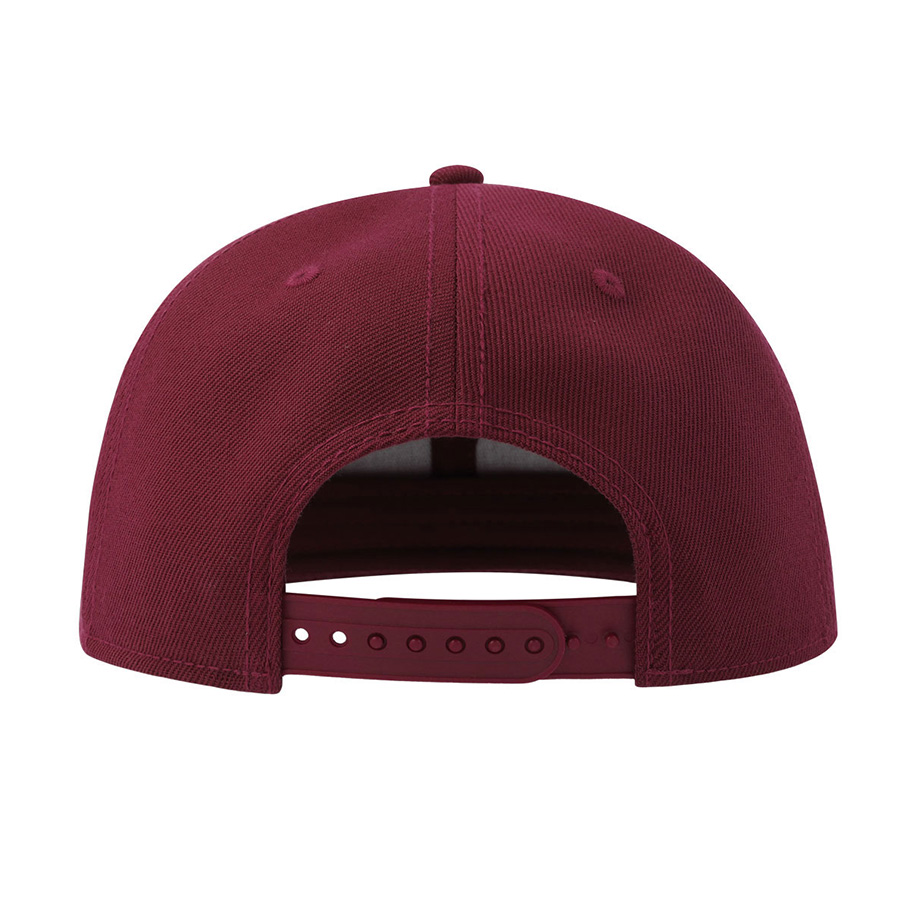 Бейсболка SNAP BACK-S, 6 клиньев, пластиковая застежка, темно-красный-8