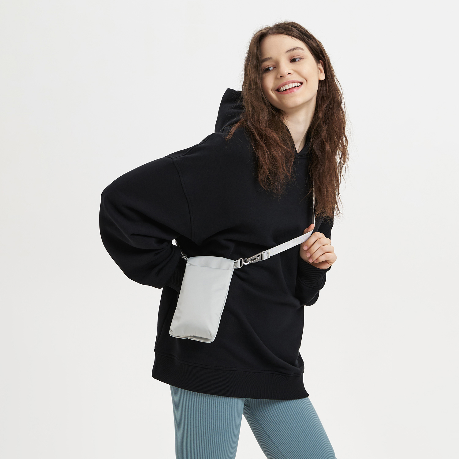 Худи оверсайз унисекс FUSION, черный-2