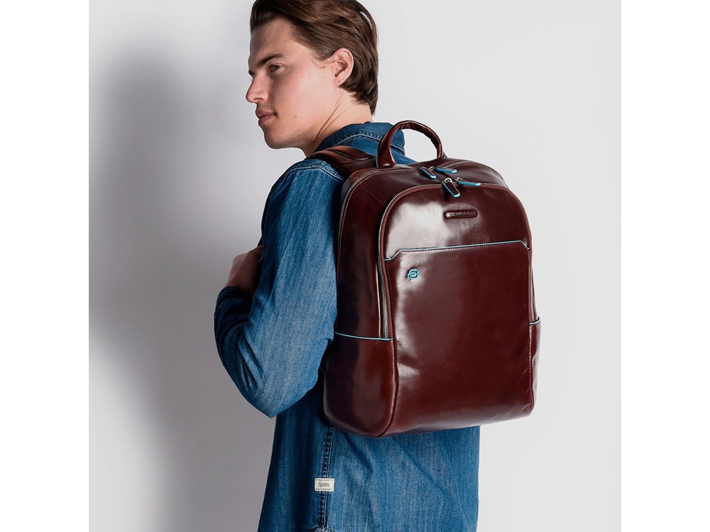 Рюкзак, Piquadro Blue Square, Коричневый-5