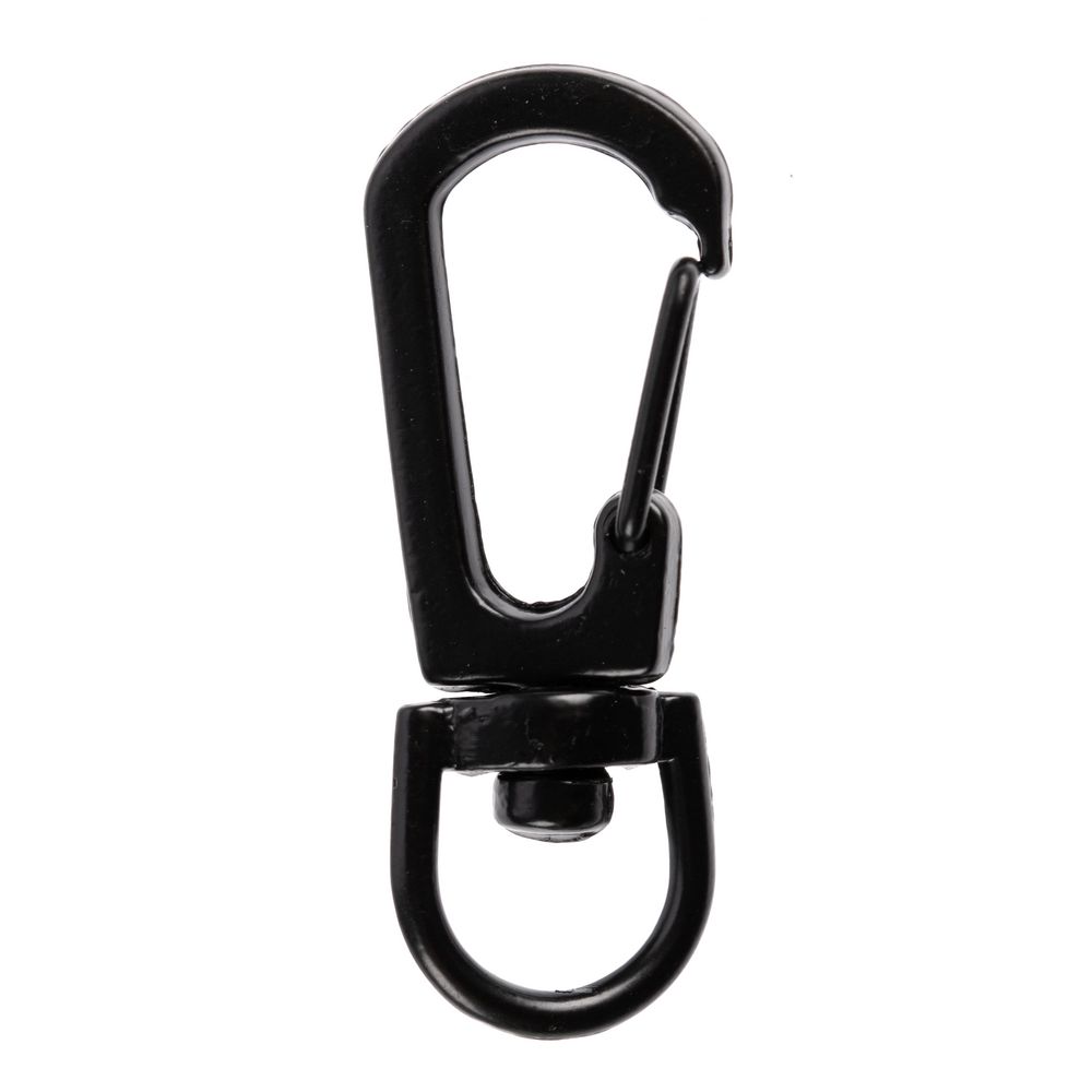 Застежка-карабин Snap Hook, S, черная-1