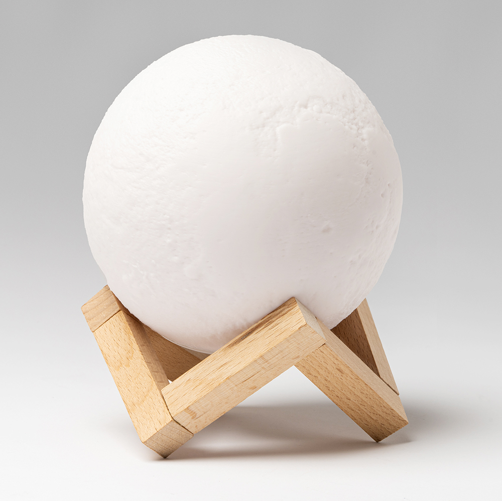 Беспроводная колонка-светильник Moonlight, Белый-3