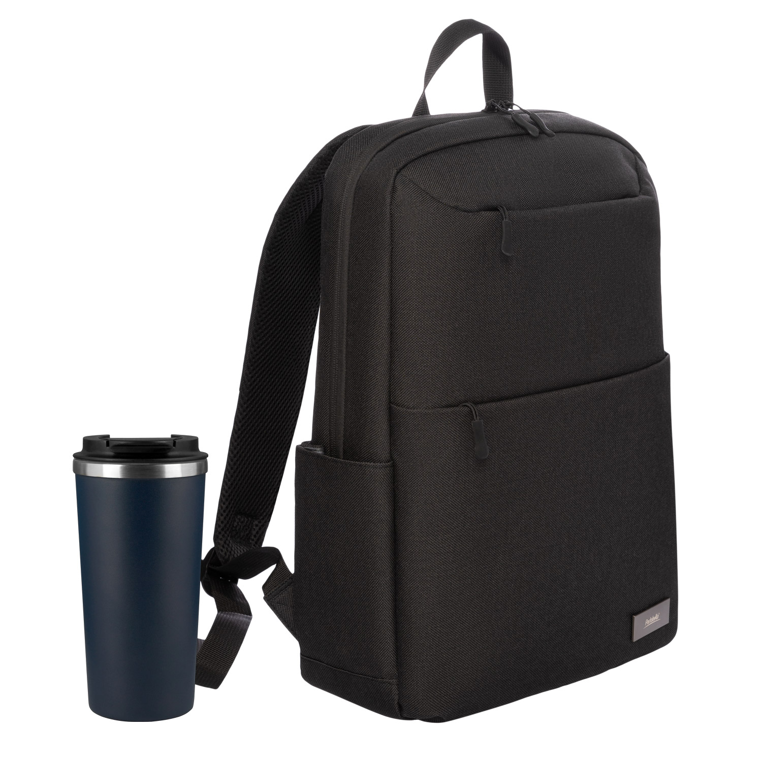 Подарочный набор Palermo, Forst, черный/синий (рюкзак, термокружка)-0