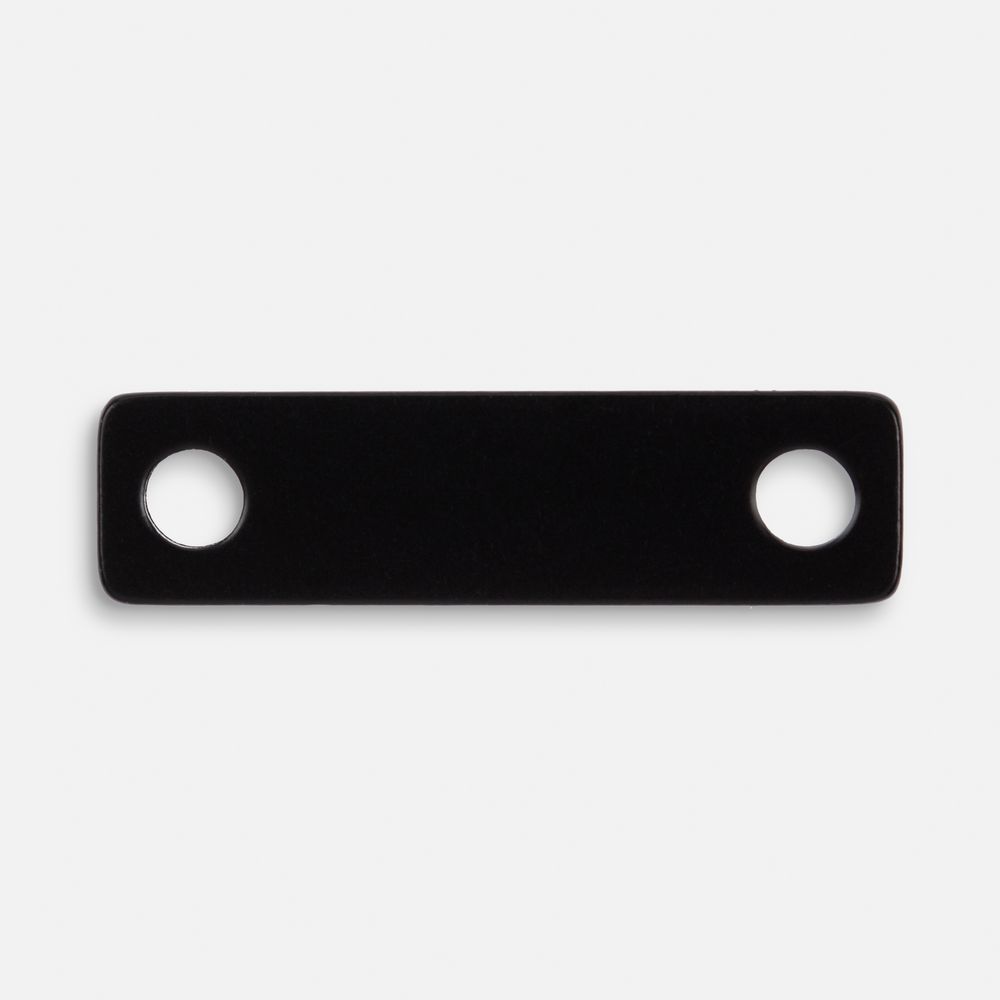 Шильдик металлический Alfa Liten, черный-1