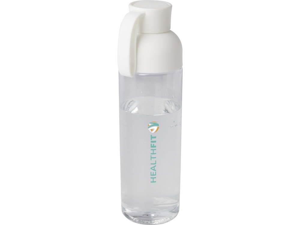 Illuminate бутылка для воды из переработанного PET-пластика, объемом 600 мл - Белый-5
