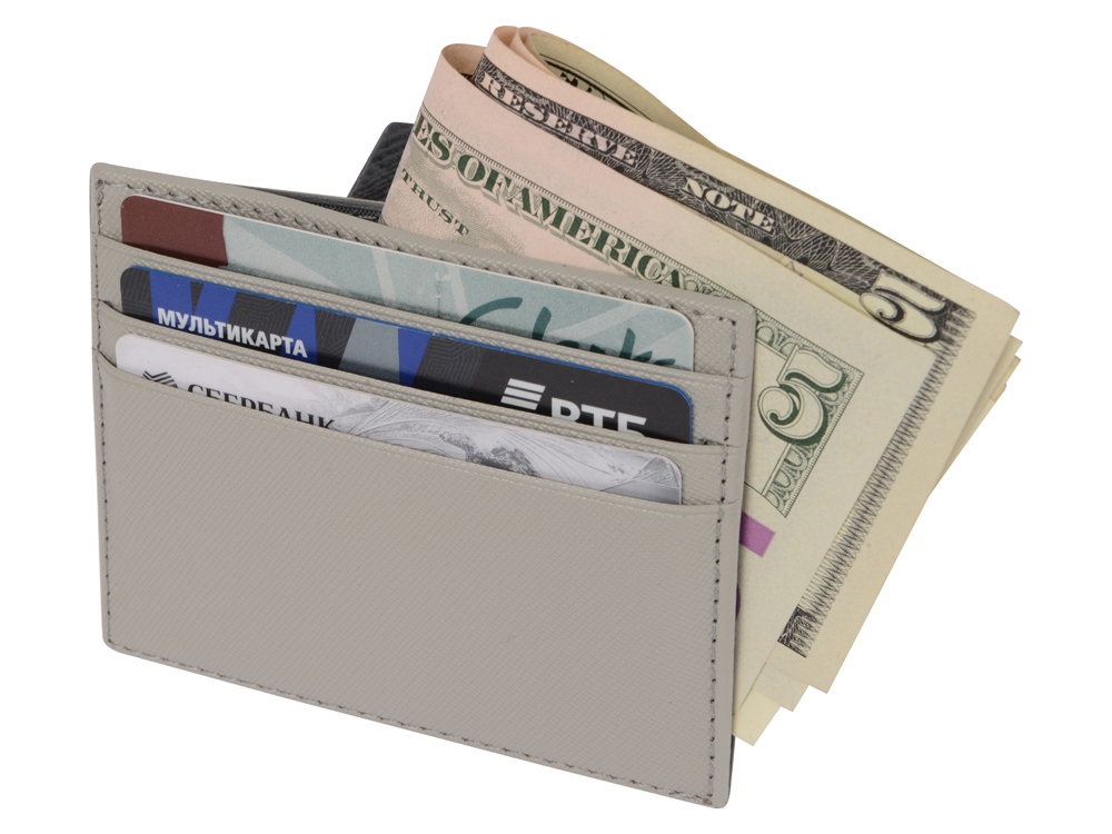 Чехол для карточек и купюр Weekend из ПВХ, серый-1