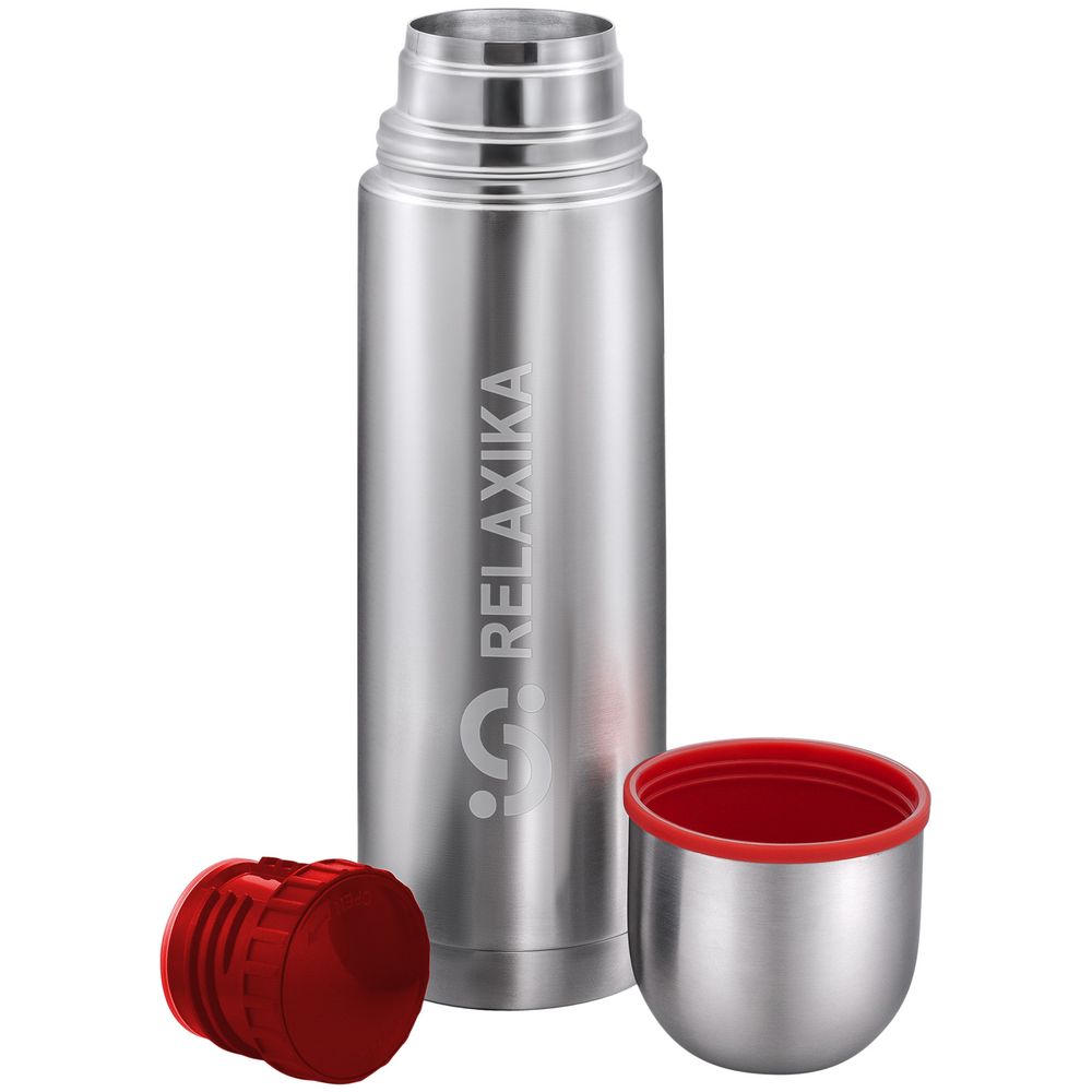 Термос Relaxika 1000, стальной-3