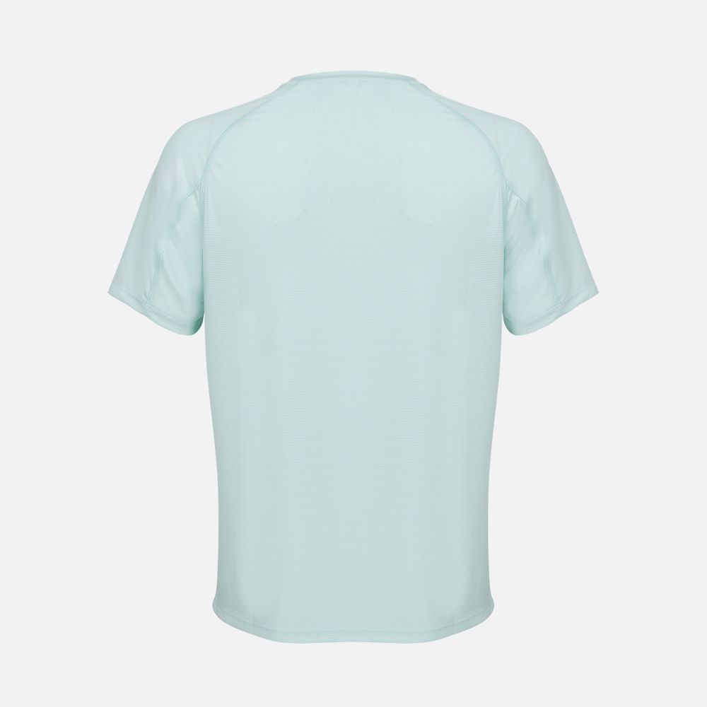 Футболка спортивная унисекс Vortex, зелено-голубая-2