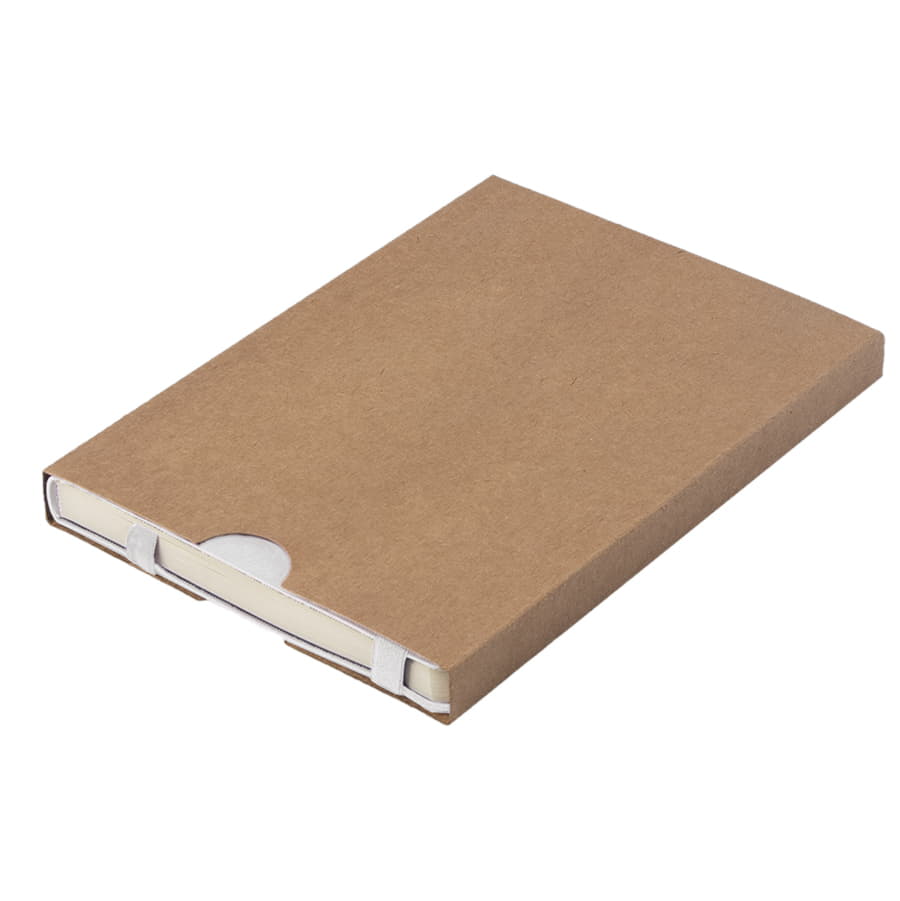 Ежедневник недатированный Boomer, А5,  белый, кремовый блок в линейку, без обреза, белый-7