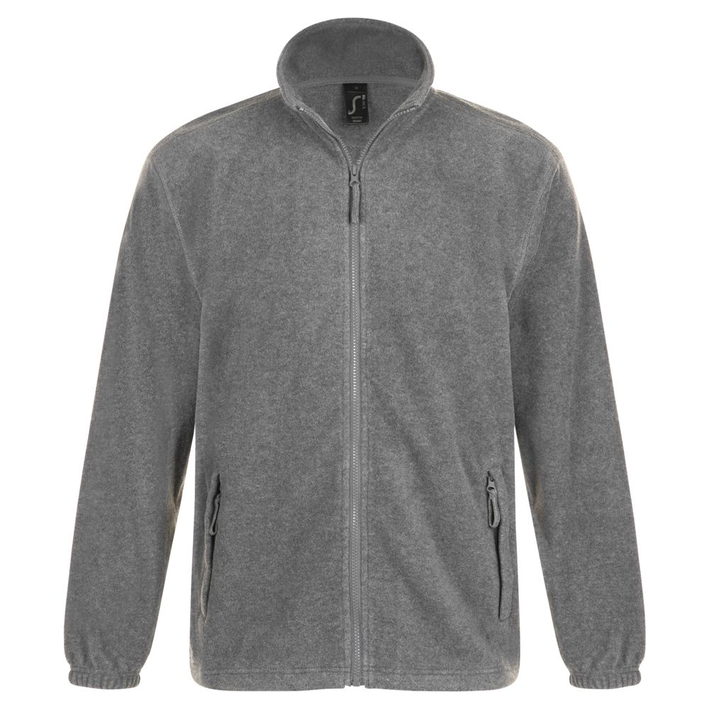 Куртка мужская North, серый меланж-1