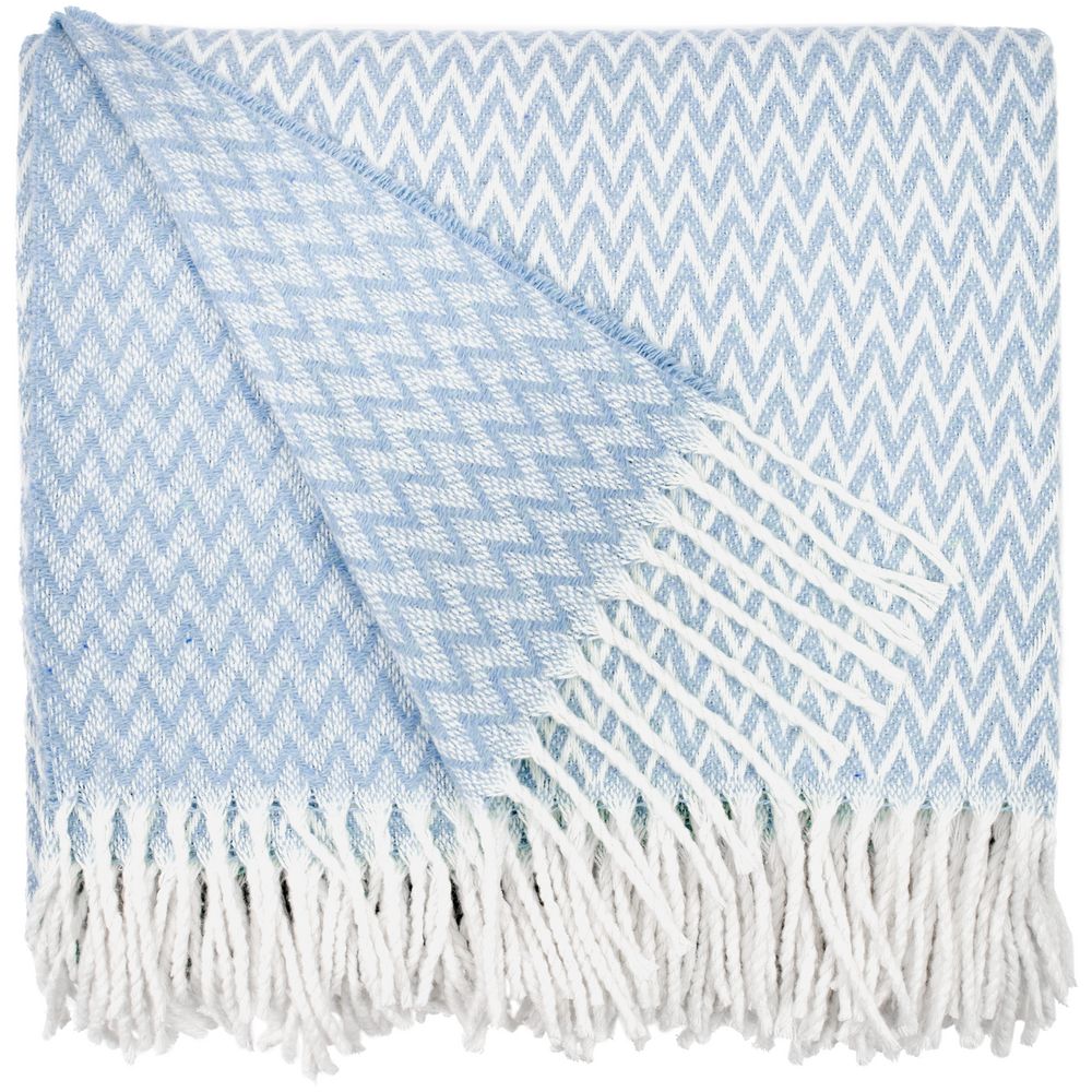 Плед Sagunt, светло-синий-0