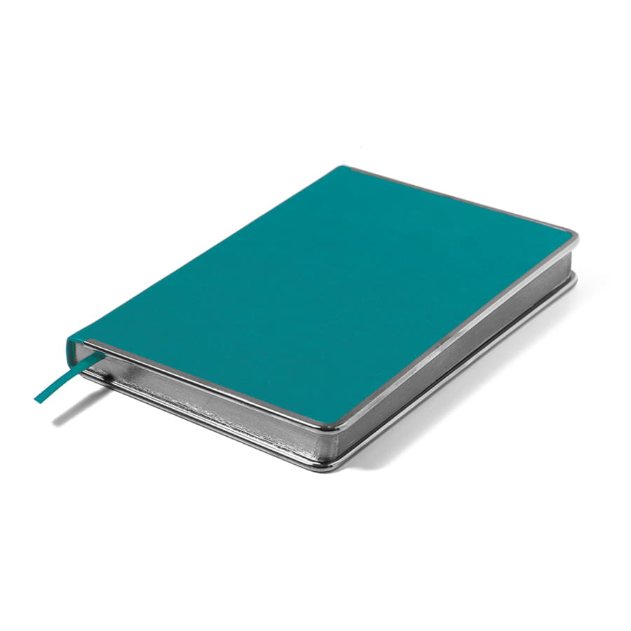 Ежедневник недатированный Montrose, формат А5, в линейку, бирюзовый-3