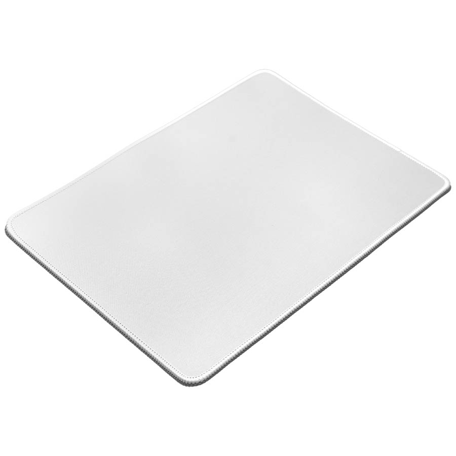 Коврик для мыши GLIDE M, 35*25*0,3см, прошитый край, белый, белый-1