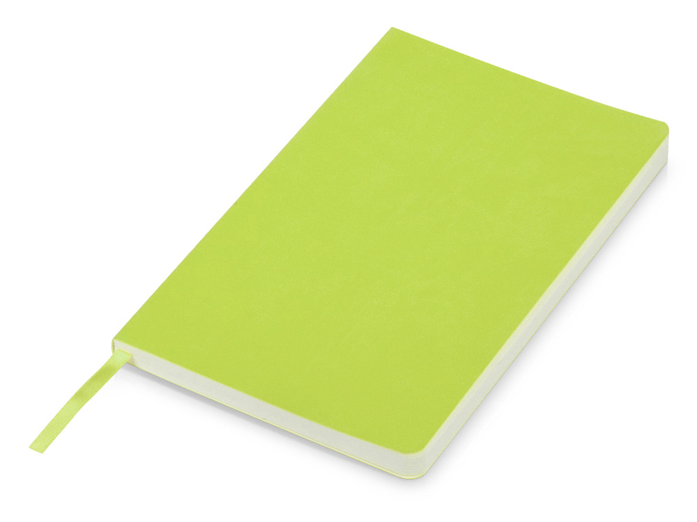 Блокнот Softy 2.0, гибкая обложка A5, 80 листов, зеленое яблоко-0