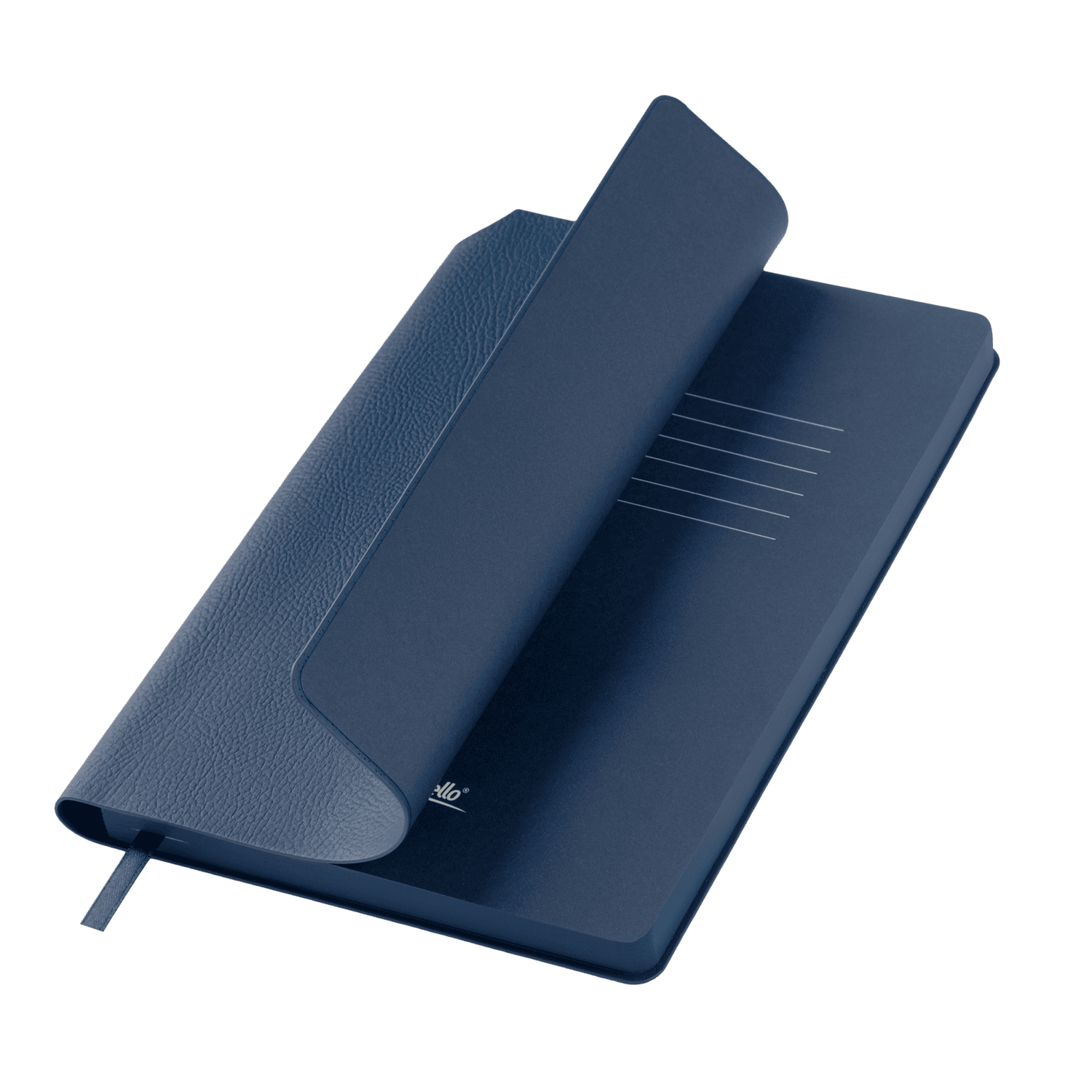 Ежедневник Молто (Molto) недатированный, синий-0