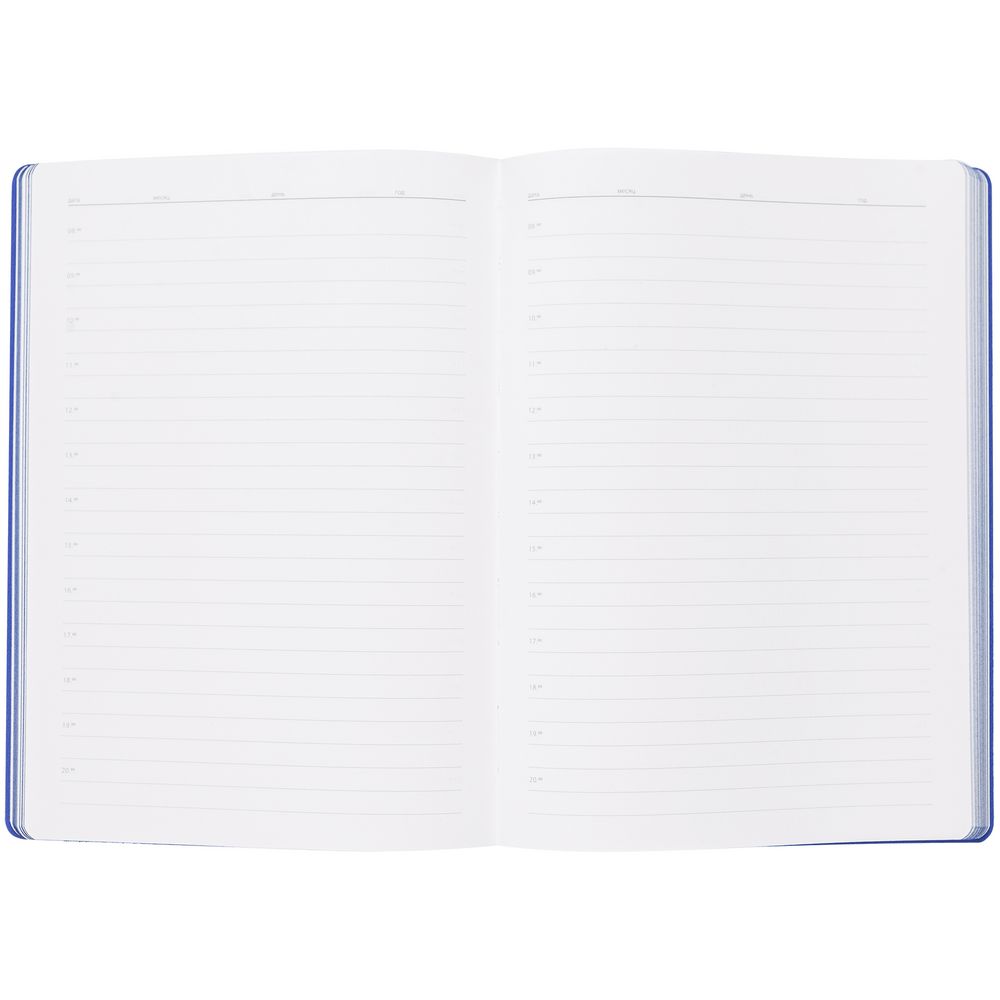 Ежедневник Flexpen, недатированный, серебристо-синий-5