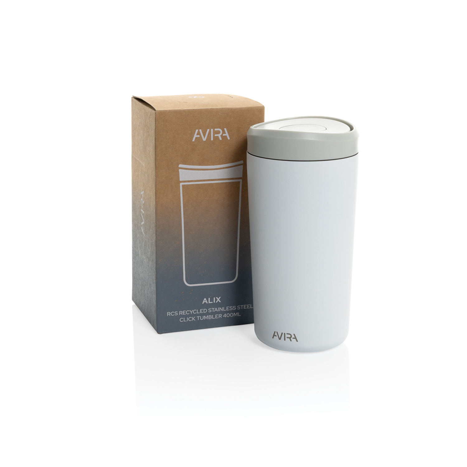 Термокружка Avira Alix из переработанной стали RCS, 400 мл-2