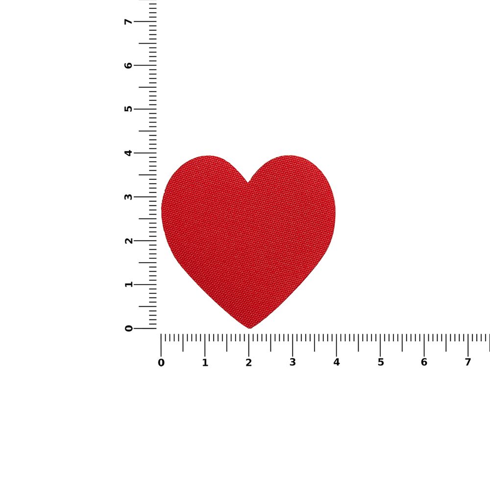 Наклейка тканевая Lunga Cor, M, красная-2