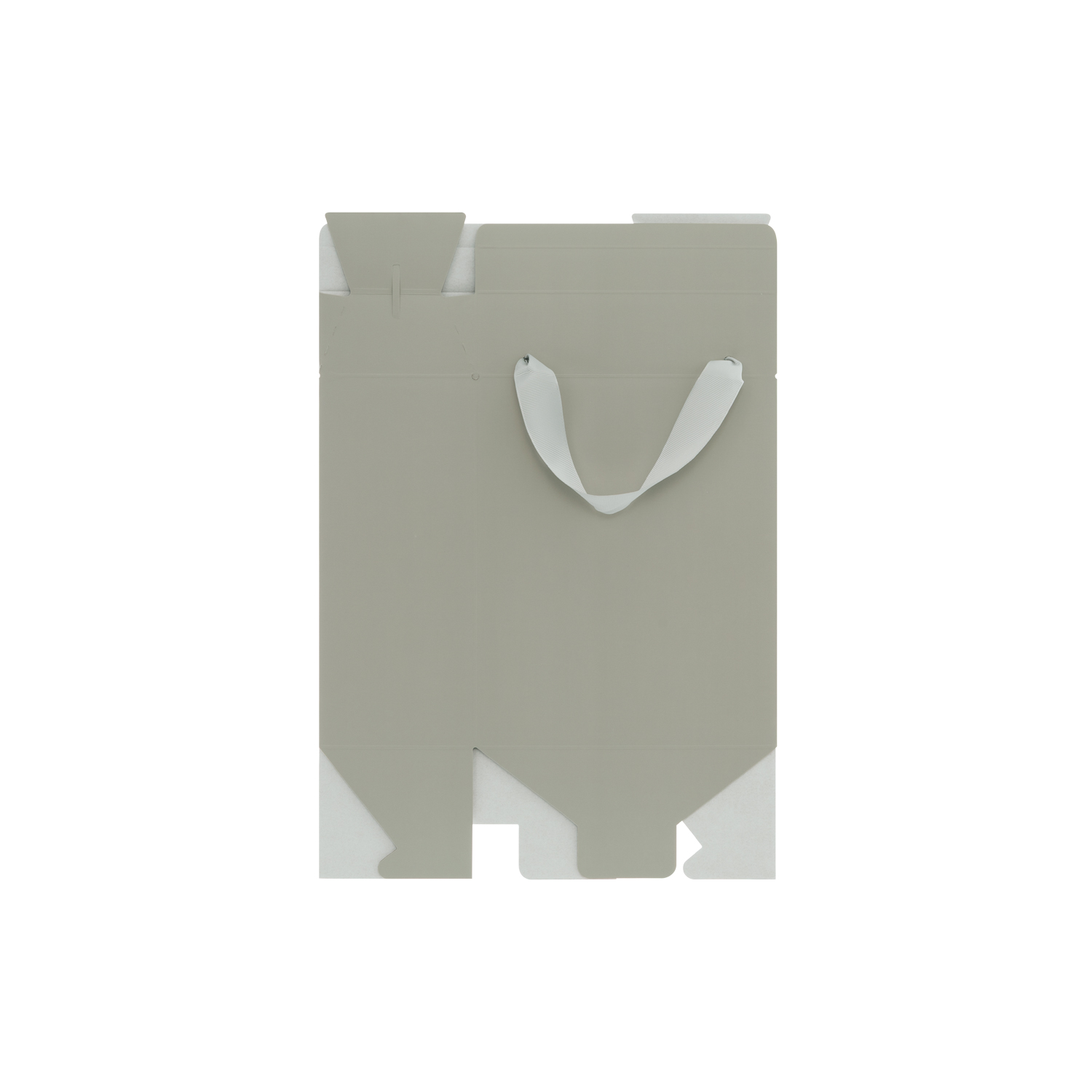 Подарочная коробка-пакет универсальная малая, серая-2