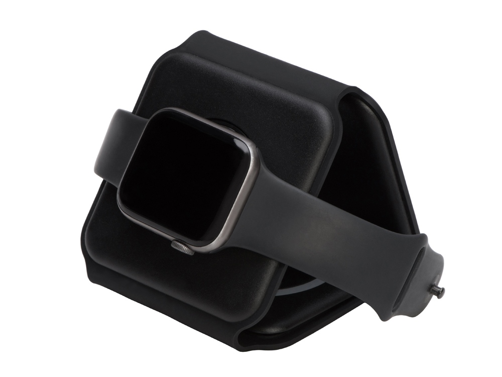 Беспроводное зарядное устройство 3-в-1 Road, 15 Вт, черный-6