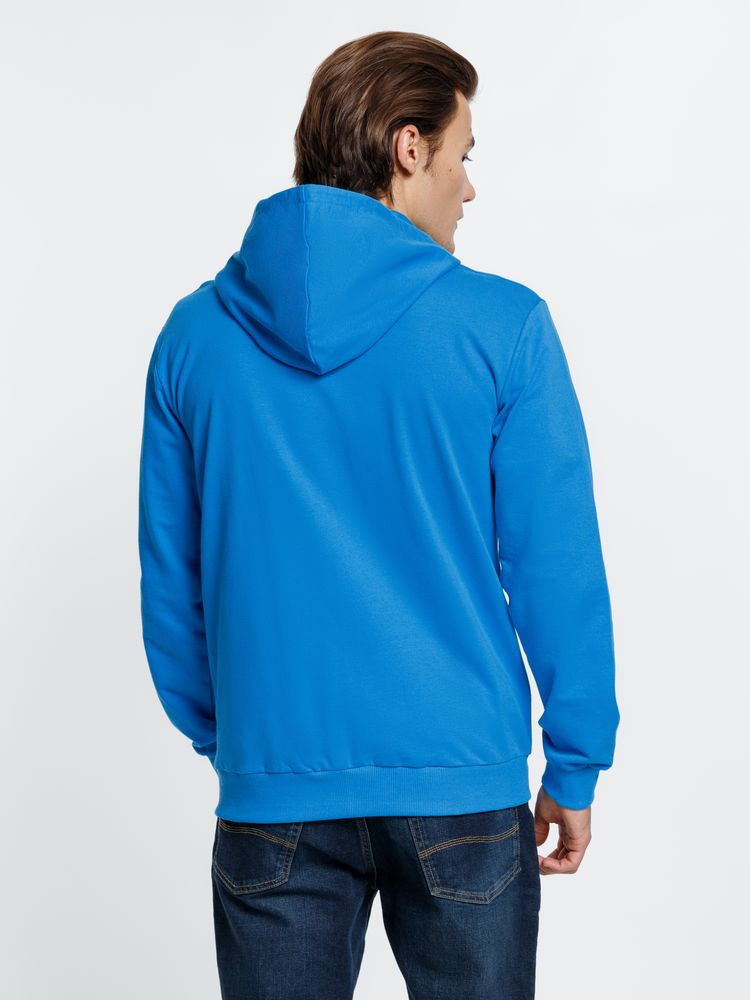 Толстовка на молнии с капюшоном Siverga 2.0, бирюзовая-6