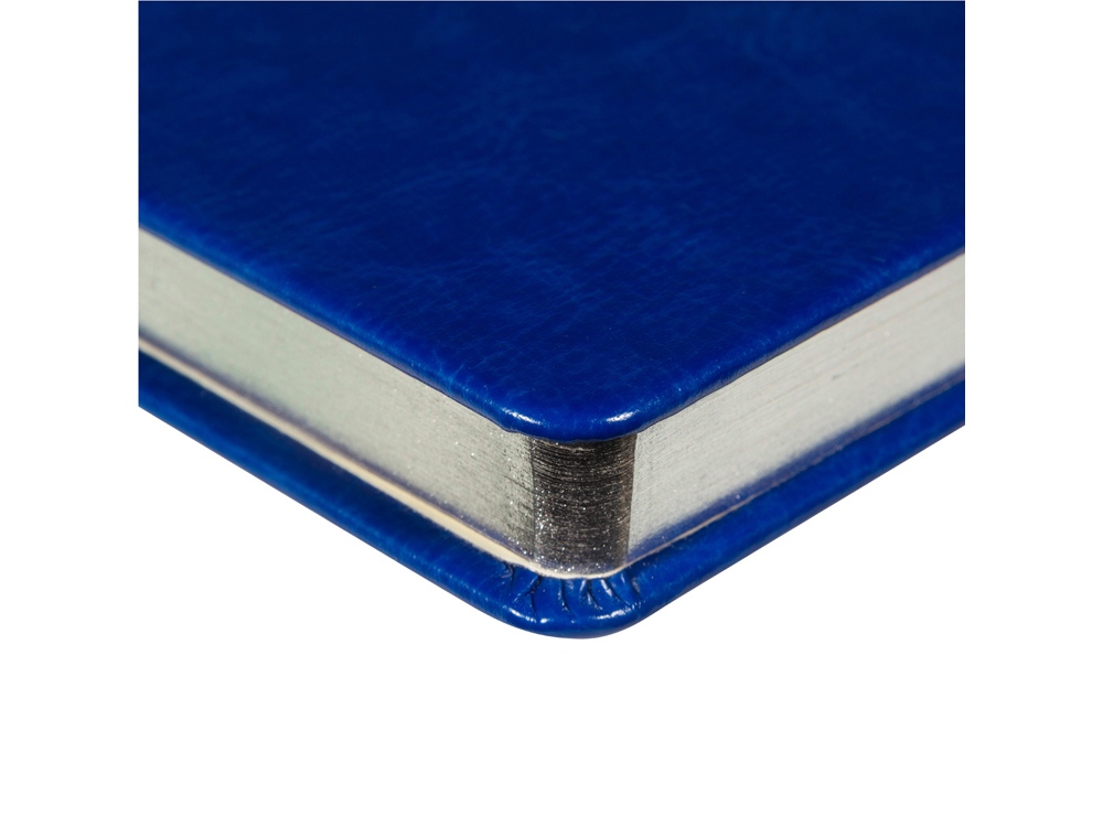 Ежедневник недатированный А5 Megapolis Nebraska, ярко-синий с серебристым обрезом-2