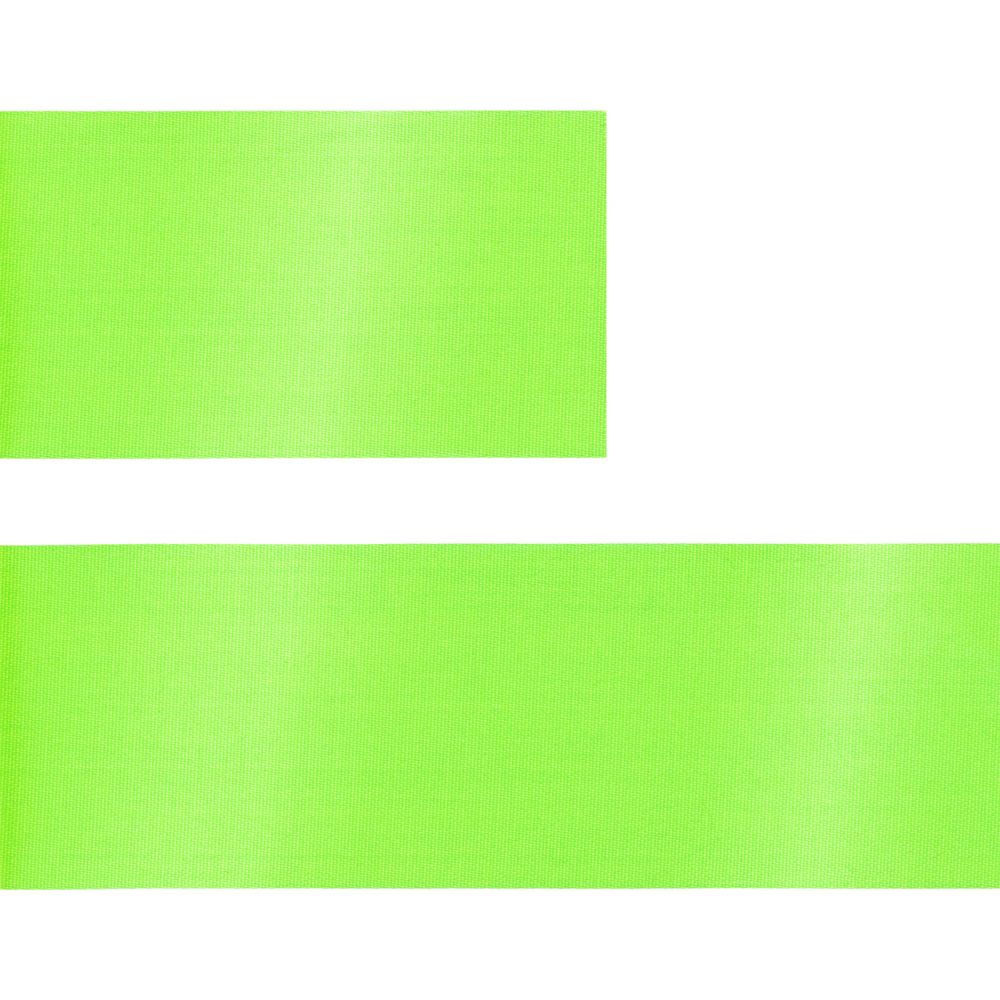 Лента сатиновая Satin 35 М, зеленый неон, 100 см-1