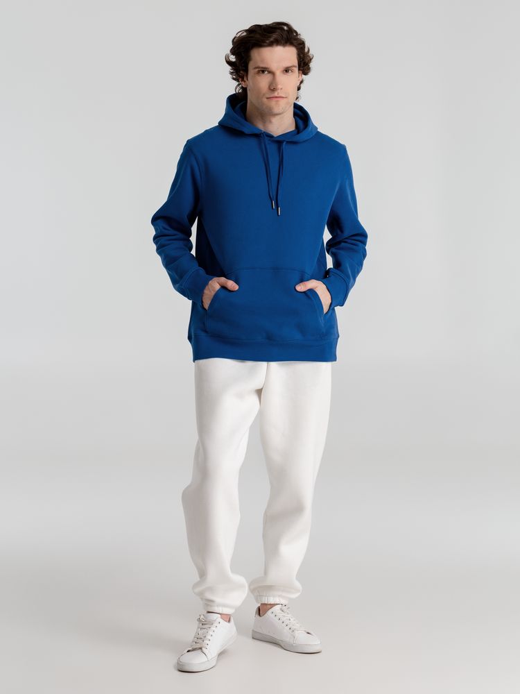 Толстовка с капюшоном унисекс King, ярко-синяя-7