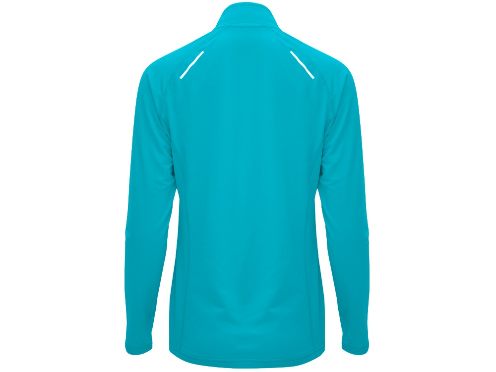 Толстовка с воротом на молнии женская Melbourne, бирюзовый-1