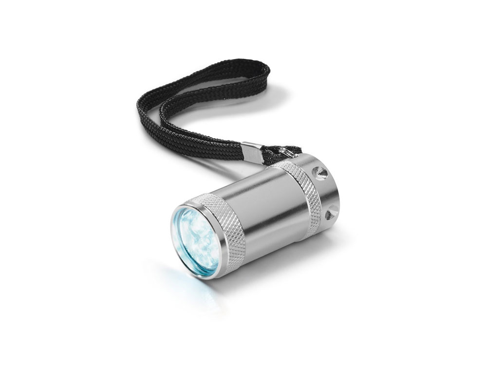 SADO. Фонарь из алюминия, Серебряный-0