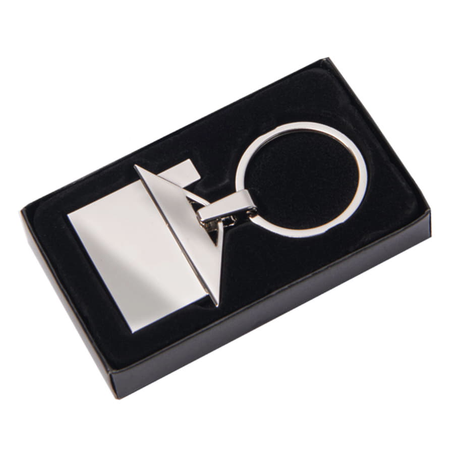 Брелок SILV MAISON; 4,8 x 4,5 x 0,4 см; металл, серебристый-1