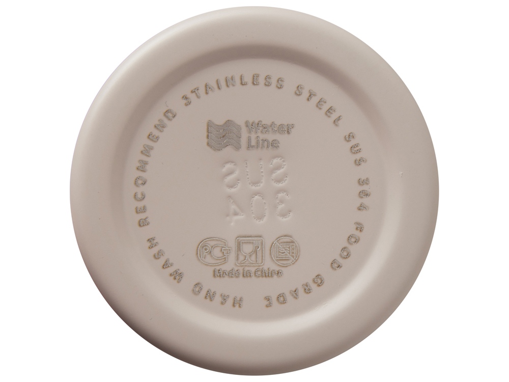 Стальная бутылка Rely, 650 мл, бежевый-6