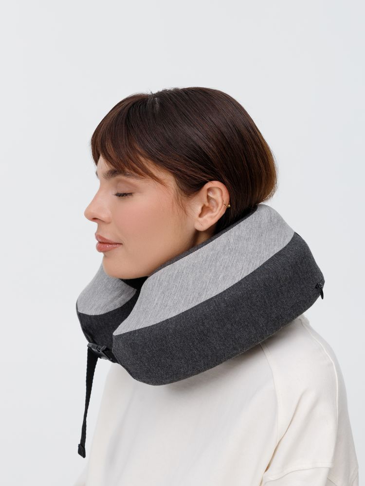 Дорожная подушка Piligrim, серая-7