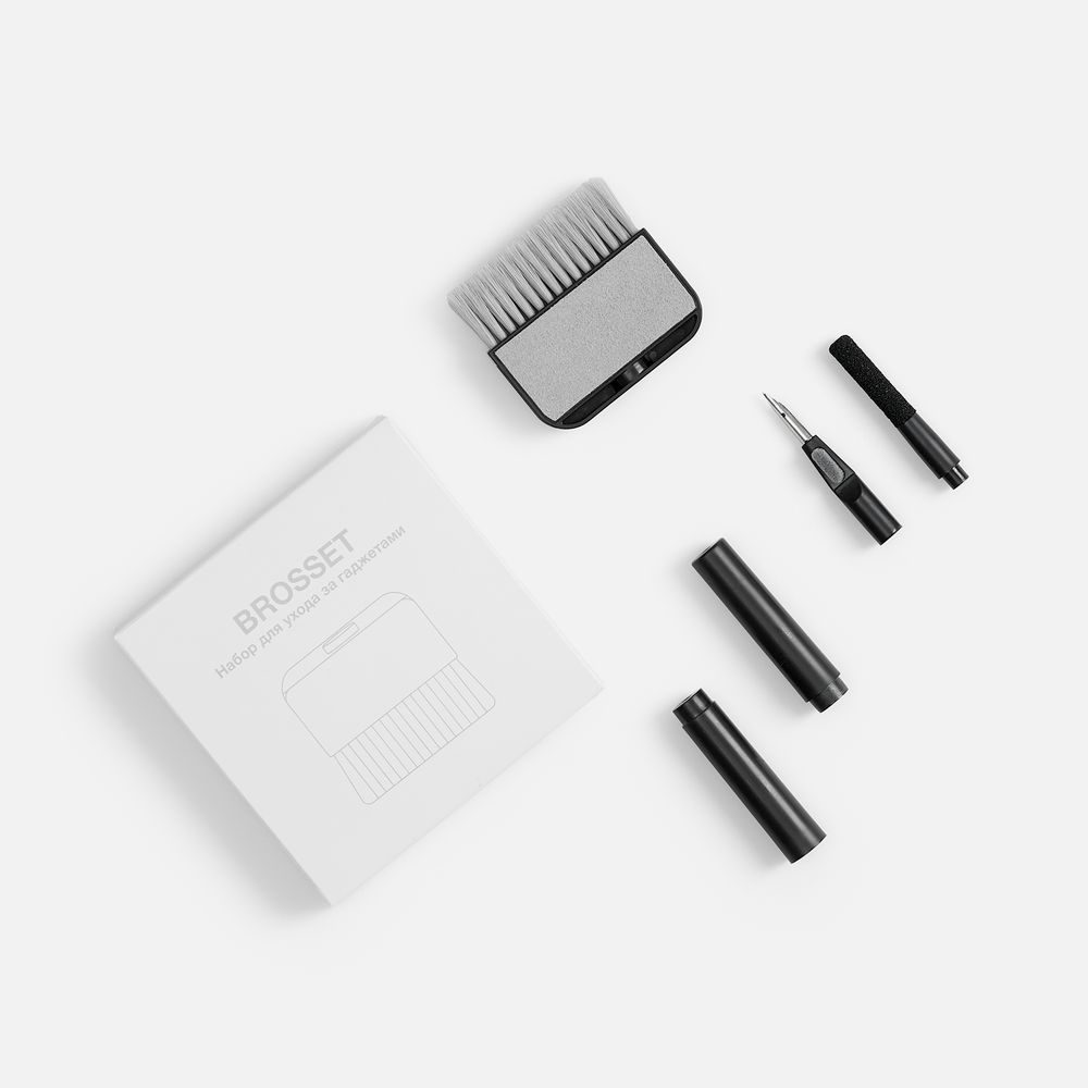 Набор для ухода за гаджетами Brosset, черный-2
