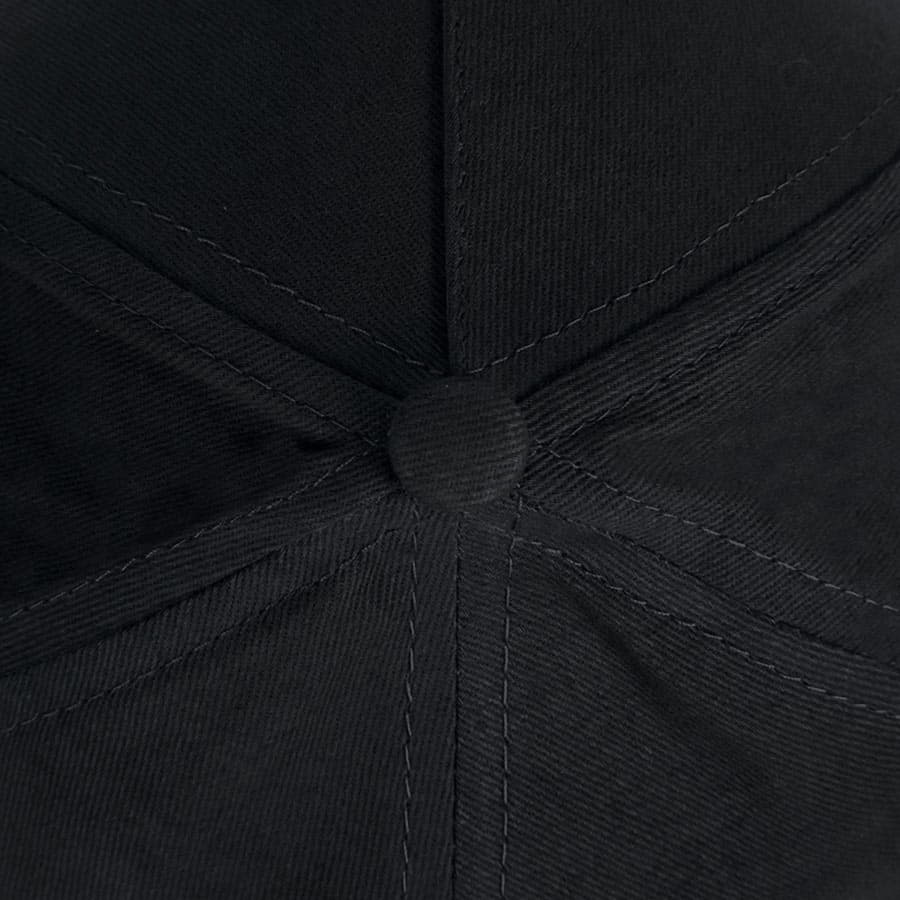 Бейсболка OPTIMA S, 5 клиньев, металлическая застежка, черный-5