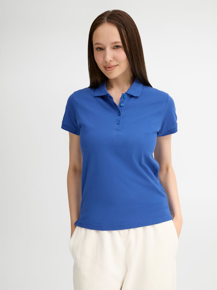 Рубашка поло женская People 210, ярко-синяя (royal)-2