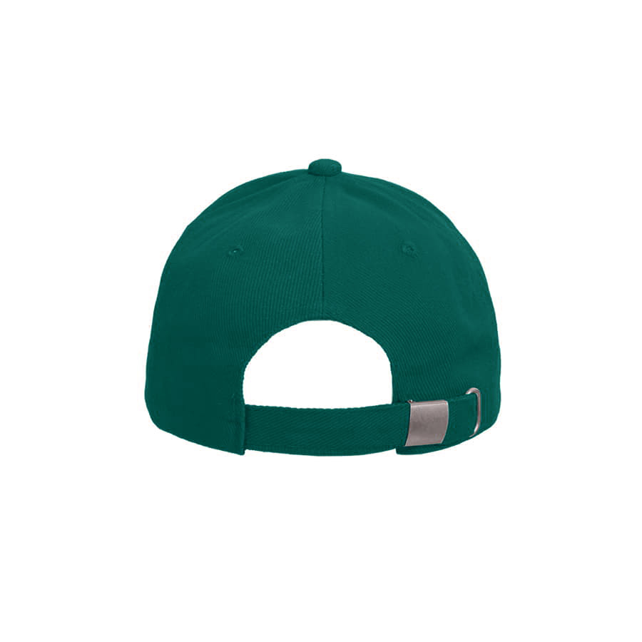 Бейсболка BOSTON, 5 клиньев, металлическая застежка, темно-зелёный-4
