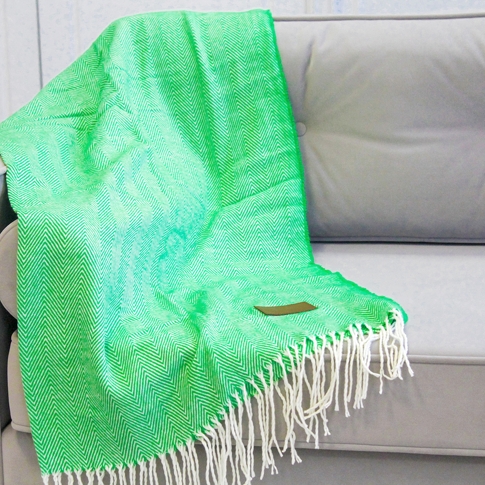 Плед акриловый Samum, Зеленый-3