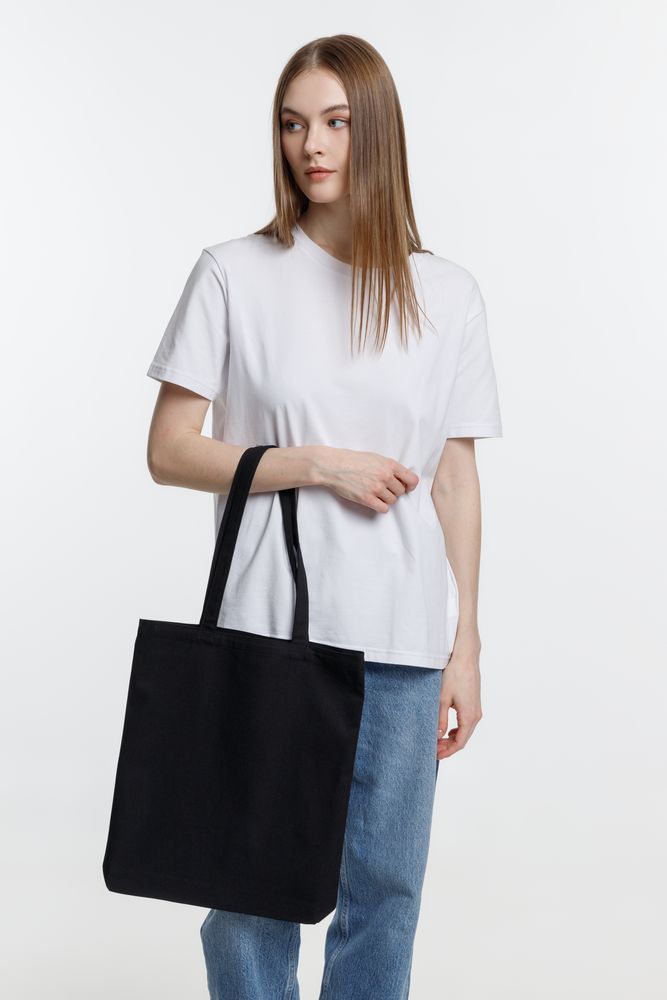 Холщовая сумка Strong 210, черная-2