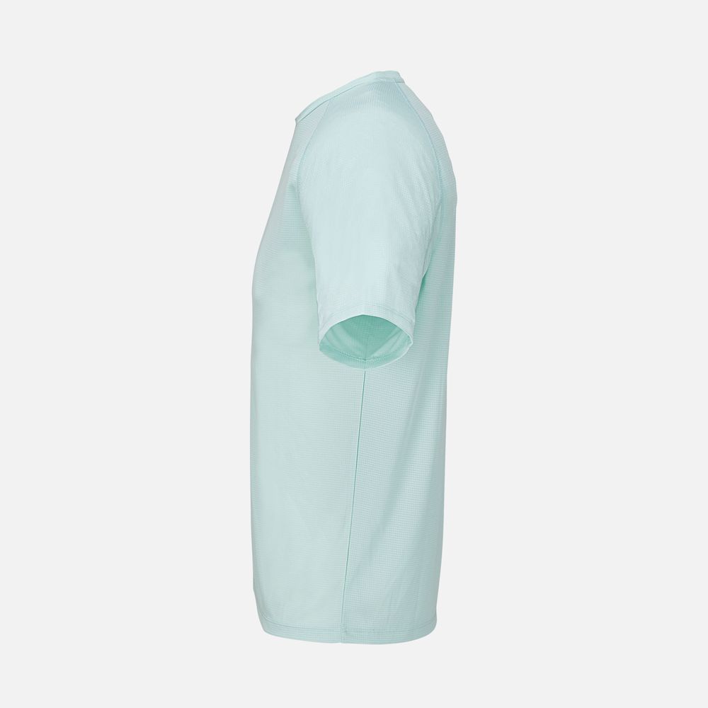 Футболка спортивная унисекс Vortex, зелено-голубая-3