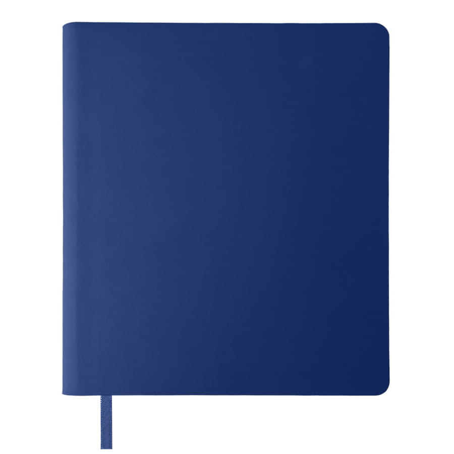 Бизнес-блокнот CUBI, B6+, в линейку, синий-1