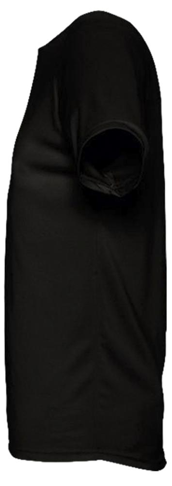 Футболка унисекс Sporty 140, черная-1