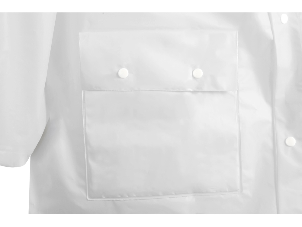 Дождевик Hawaii pro c чехлом унисекс, белый-5